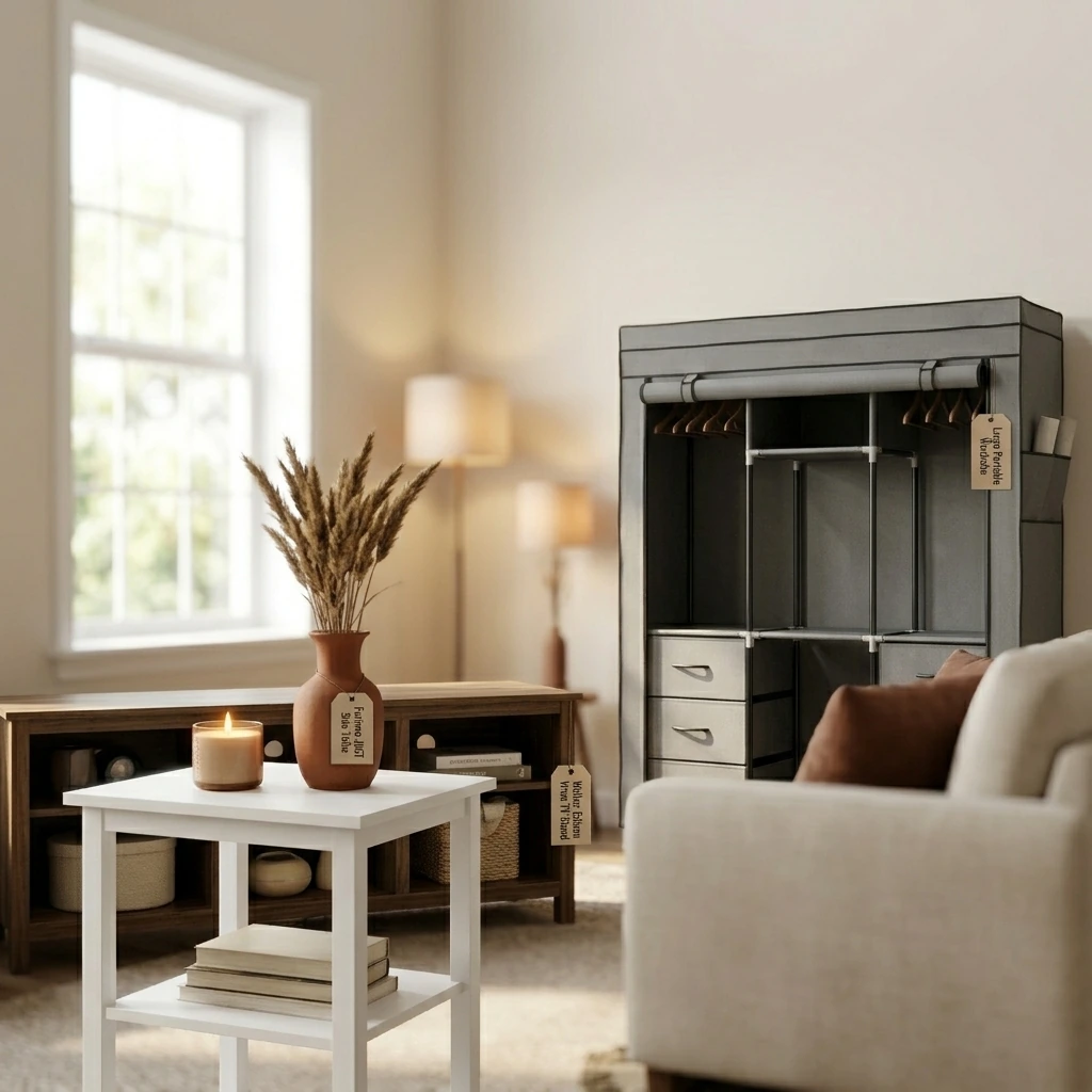 Walker Edison Wren Classic 6 Cubby TV Stand for TVs up to 80 Inches, 70 Inch, Espresso