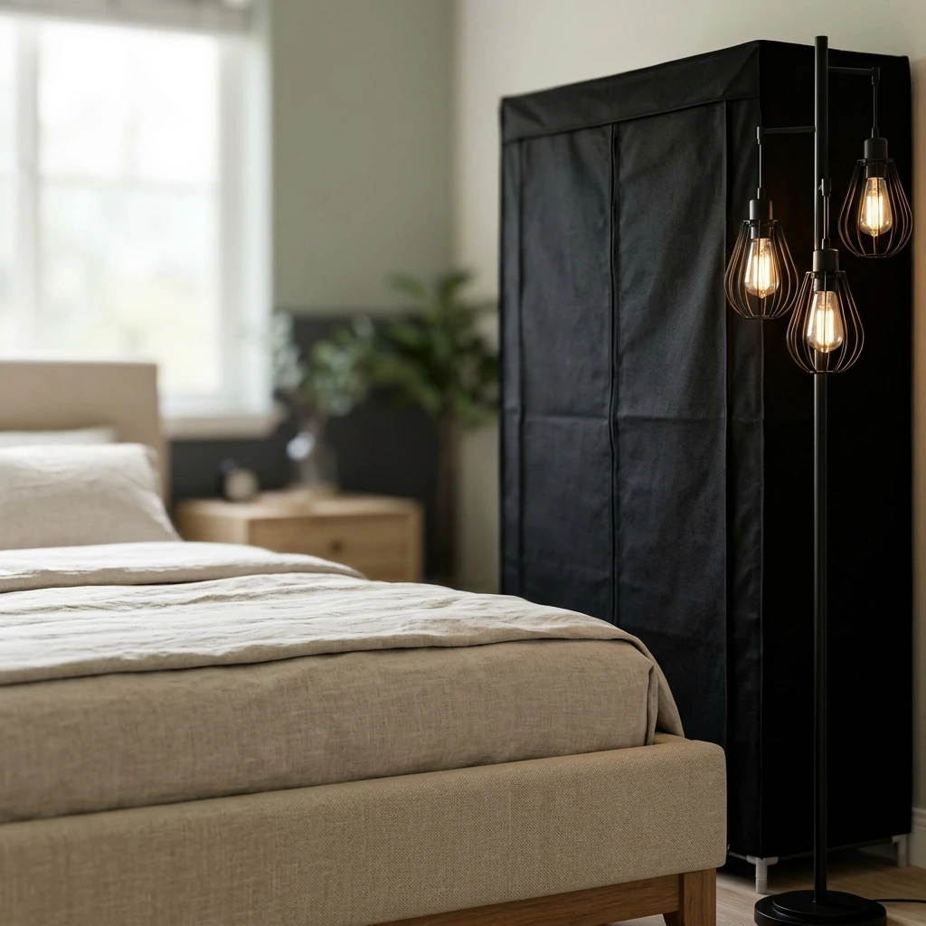 VIPEK V5C Heavy Duty Covered Clothes Rack Portable Closet Rack, Black Metal Clothing Rack with Black Upgarded Polyester Cover, Adjustable Custom Freestanding Closet Wardrobe, Max Load 800LBS
